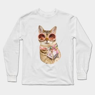 Lady Cat Long Sleeve T-Shirt